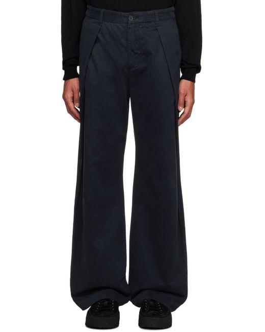 Wood Wood Navy Fraser Trousers