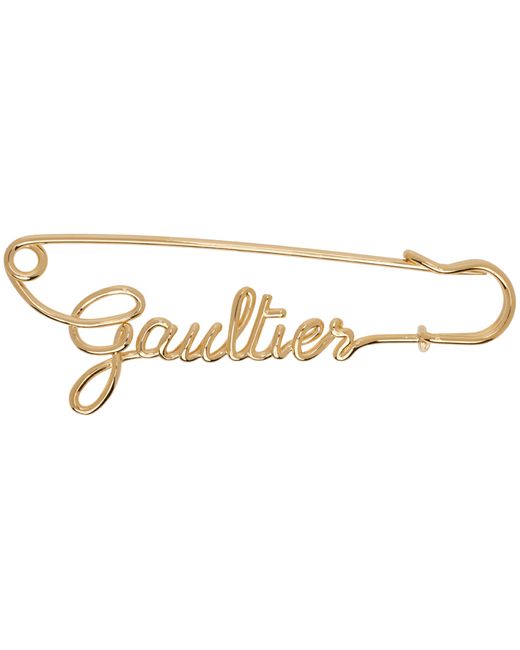 Jean Paul Gaultier Gold The Gaultier Safety Pin Brooch