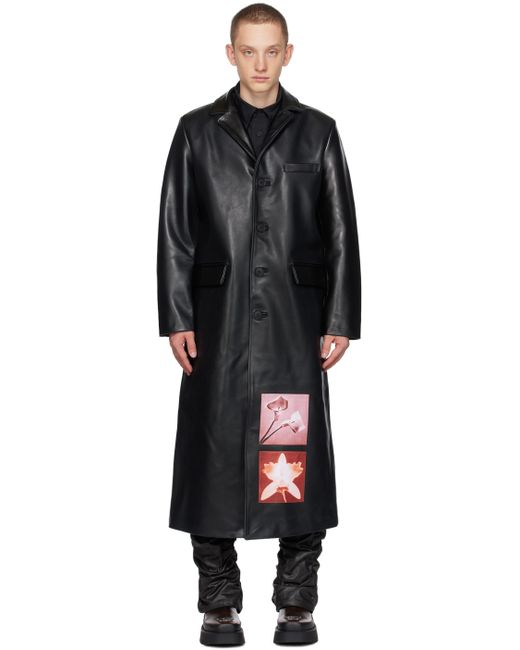 Misbhv Patch Leather Coat