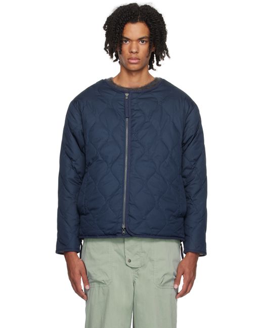 Taion Navy Zip Reversible Down Jacket