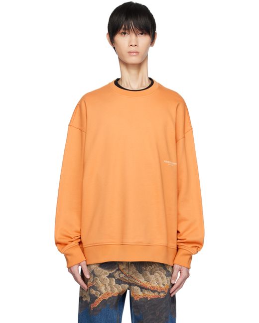 Wooyoungmi Leather Patch Sweatshirt