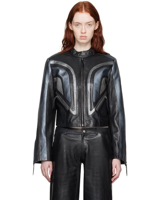 Miaou Black Sophie Leather Jacket