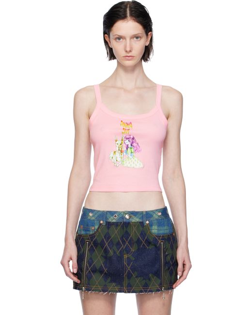 Anna Sui Graphic Tank Top