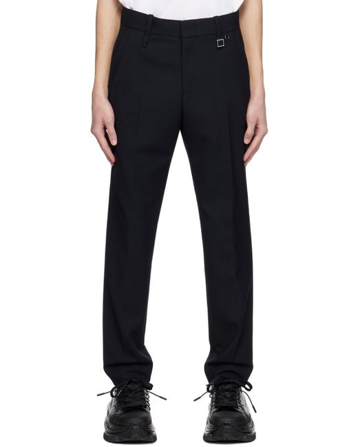 Wooyoungmi Navy Tapered Trousers