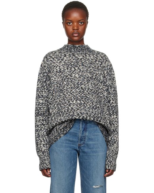 A.P.C. . Navy White JW Anderson Edition Noah Sweater