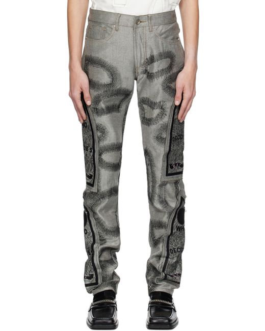 WHO Decides WAR Gray Chrome Fusion Jeans