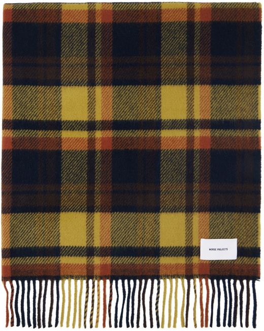 Norse Projects Multicolor Checked Scarf