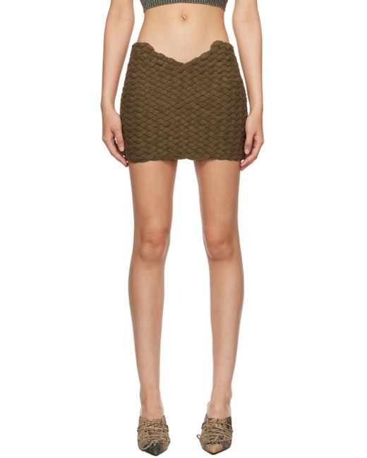 Isa Boulder Exclusive Weaving Miniskirt