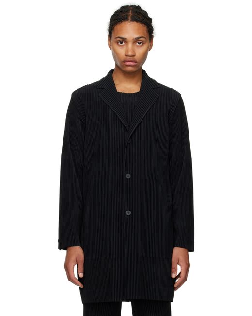 Homme Pliss Issey Miyake Single-Breasted Coat