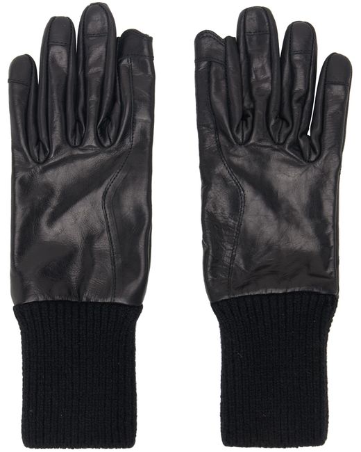 Rick Owens Short Ribcuff Gloves