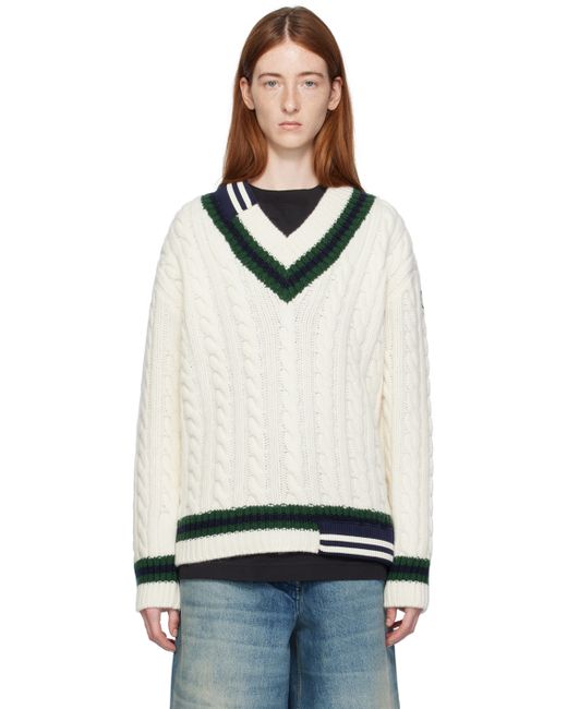 Moncler Genius Moncler x Palm Angels Off-White Sweater