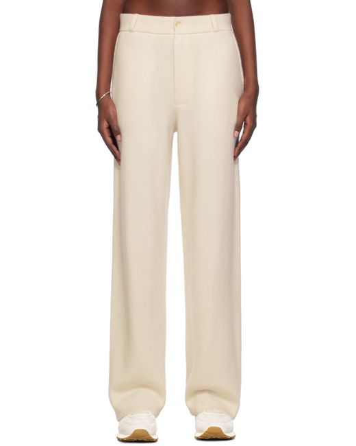 Guest in Residence Off-White Tailored Trousers