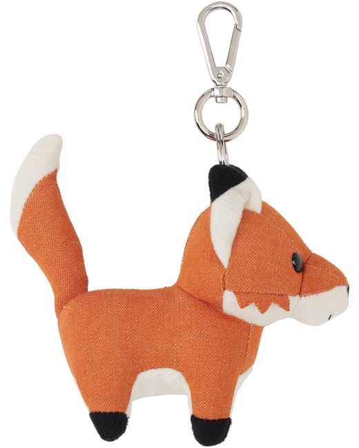 Maison Kitsuné Orange Medium Fox Keychain