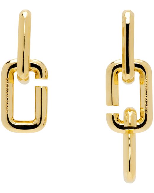 Marc Jacobs Gold The J Marc Chain Link Earrings