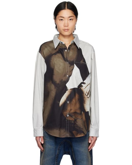 Y / Project Gray Body Collage Shirt