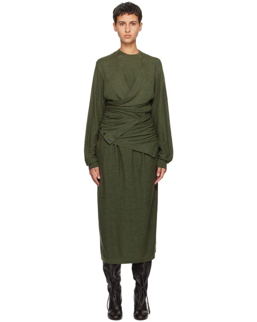 Lemaire Twisted Midi Dress