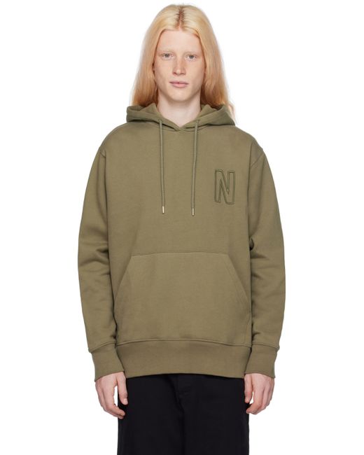 Norse Projects Khaki Arne Hoodie