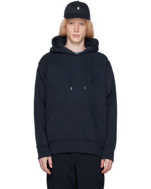 Norse Projects Navy Arne Hoodie