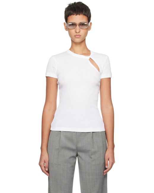 Helmut Lang Asymmetrical Slash T-Shirt
