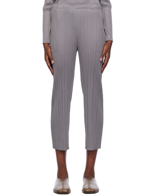 Pleats Please By Issey Miyake Basics Trousers