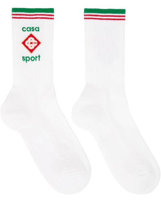 Casablanca Ribbed Socks