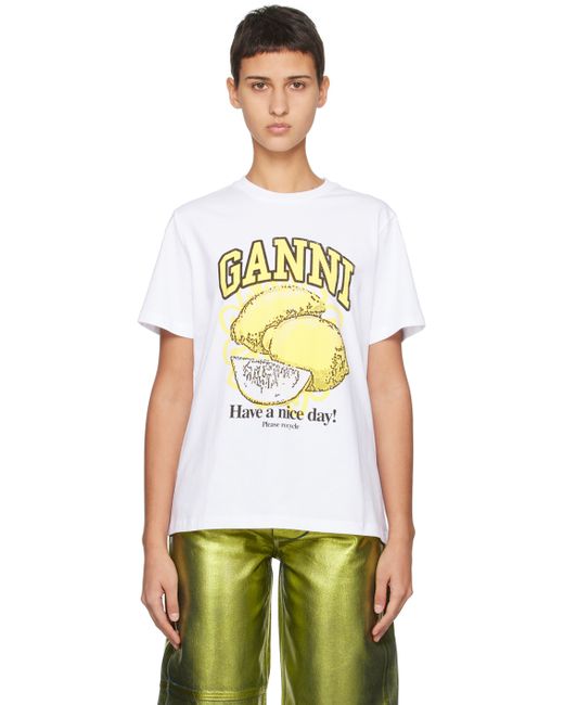 Ganni Lemon T-Shirt