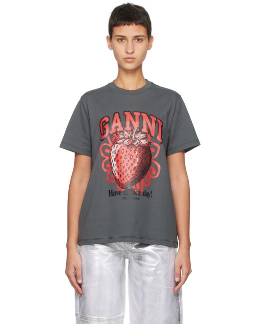 Ganni Strawberry T-Shirt