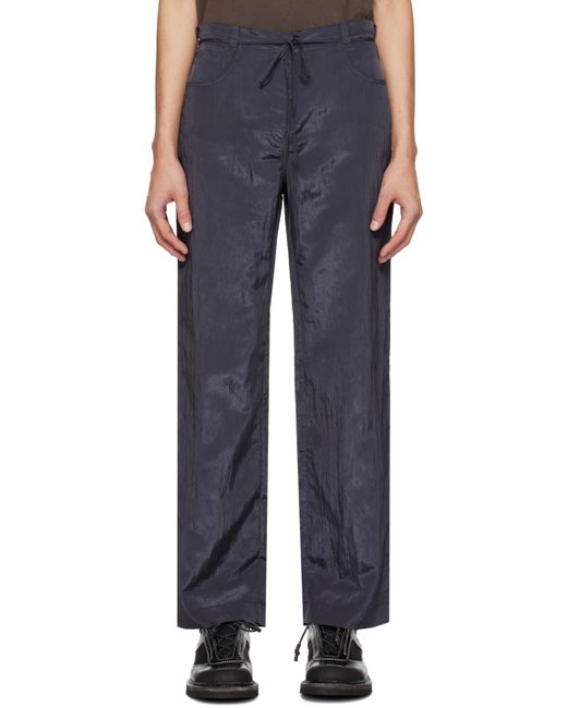 Low Classic Crinkled Trousers