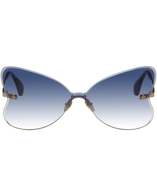 Vivienne Westwood Gold Tortoiseshell Yara Sunglasses