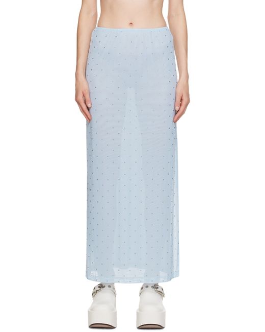 Anna Sui Rhinestone Maxi Skirt