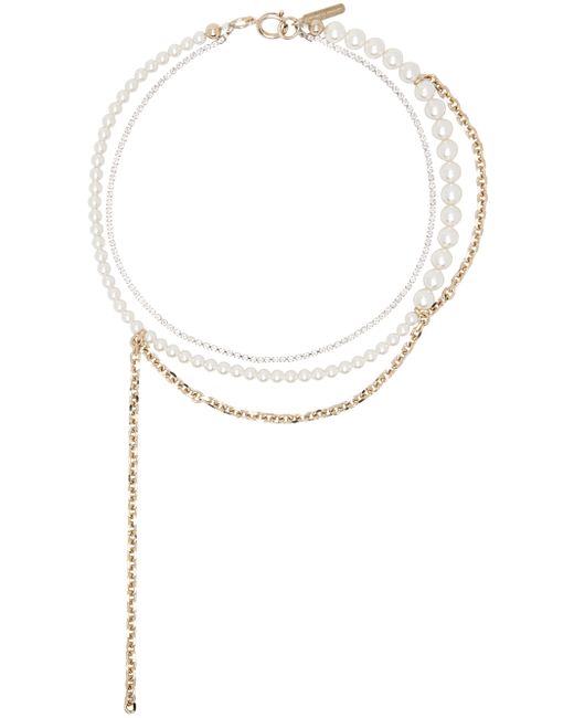 Justine Clenquet White Jill Necklace