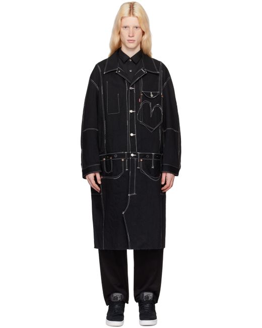 Junya Watanabe Black Levis Edition Denim Coat