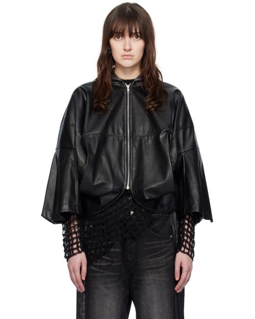 Junya Watanabe Paneled Faux-Leather Jacket