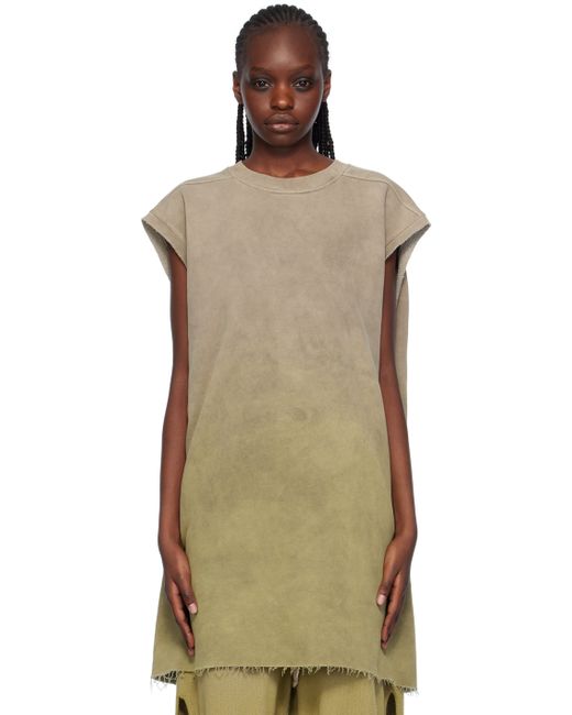 Rick Owens Taupe Moncler Edition Tank Top