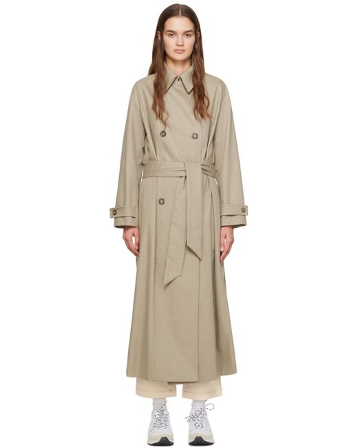 A.P.C. . Taupe Louise Trench Coat