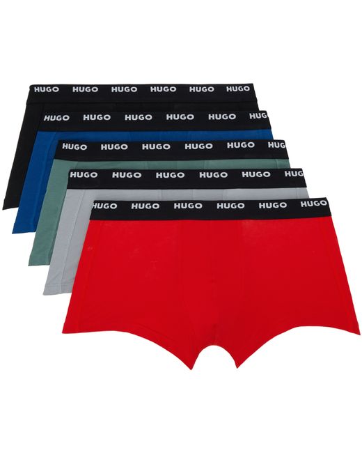Hugo Boss Five-Pack Multicolor Logo Boxers