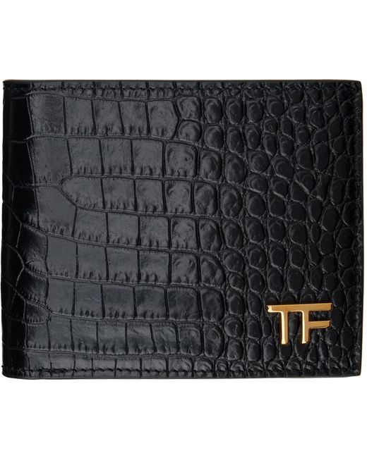 Tom Ford Croc-Embossed Bifold Wallet