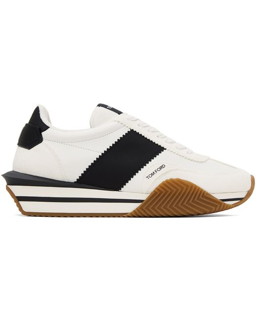 Tom Ford White Suede James Sneakers