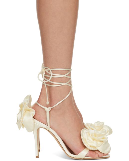 Magda Butrym Double Flower Heeled Sandals