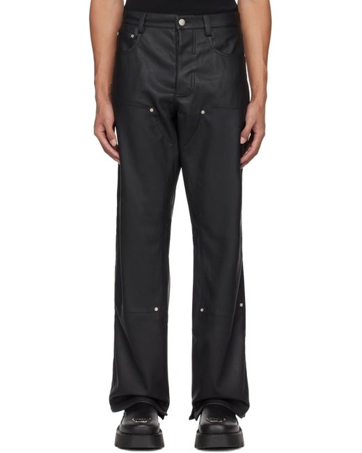 Misbhv Carpenters Faux-Leather Trousers