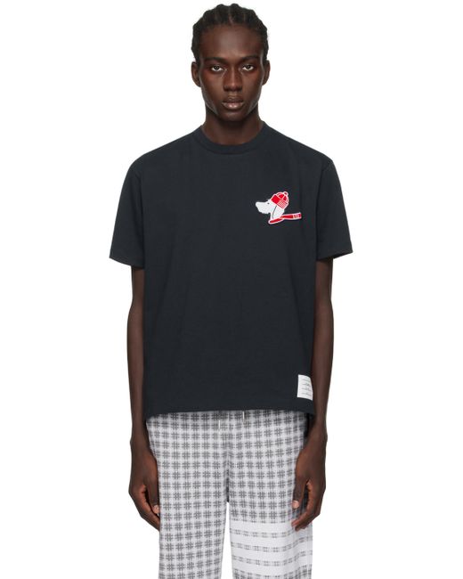 Thom Browne Navy Hector T-Shirt