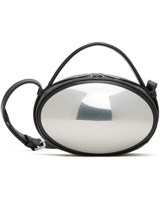 Alexander Wang Dome Small Crackle Leather Crossbody Bag