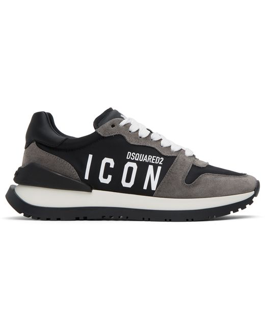 Dsquared2 Black Icon Running Sneakers