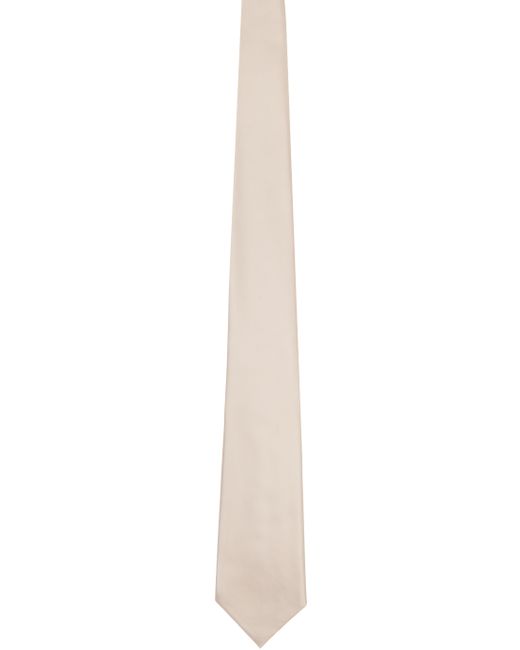 Tom Ford Off-White Solid Tie