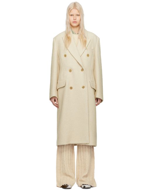Acne Studios Off Double-Breasted Coat