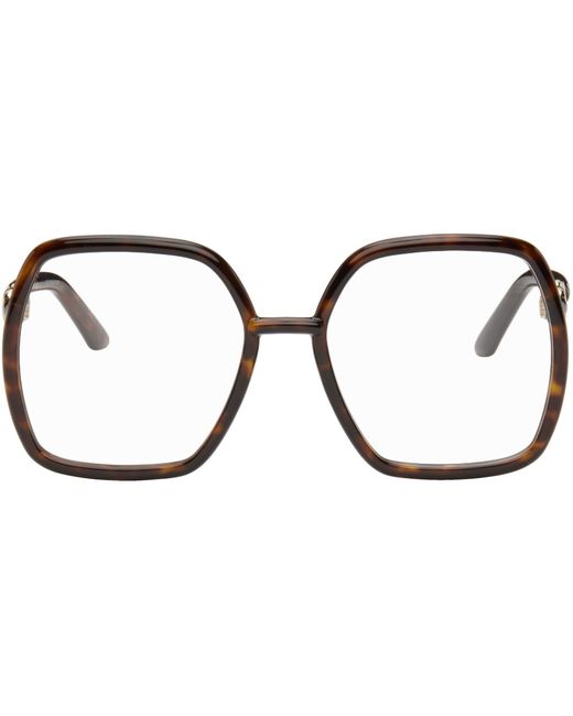 Gucci Tortoiseshell Horsebit Glasses