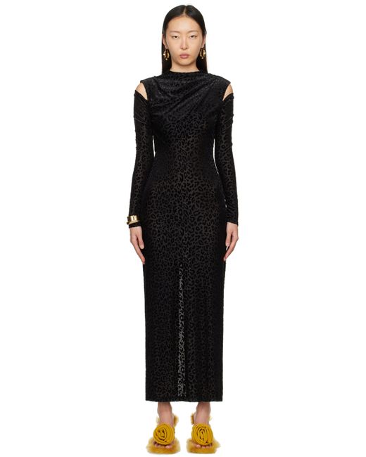 Puppets and Puppets Cold Shoulder Midi Dress