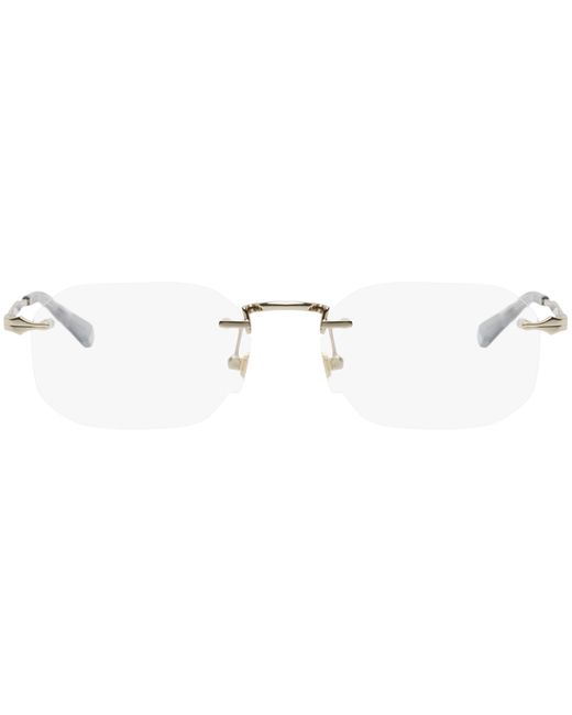 Montblanc Gold Rimless Glasses