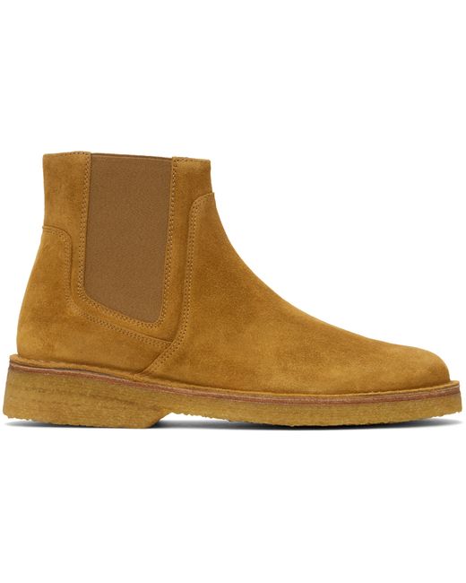 A.P.C. . Tan Theodore Chelsea Boots