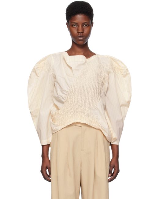 Issey Miyake Off Contraction Blouse
